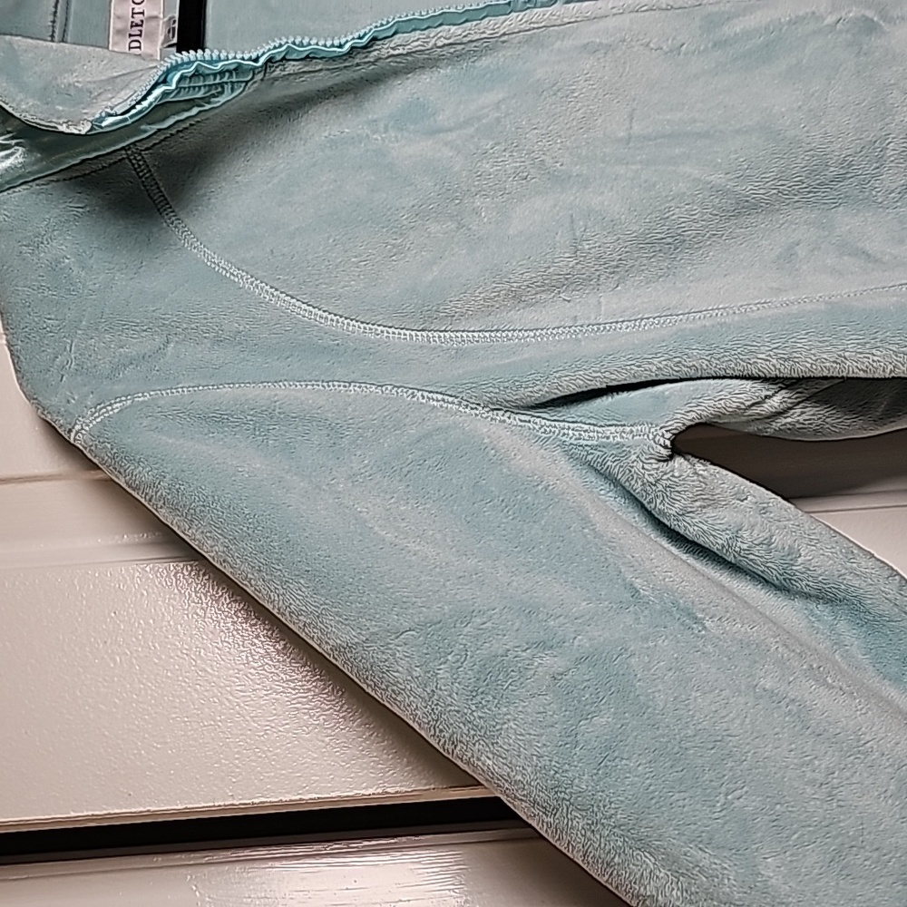 Pendleton XL fuzzy fleece jacket, aquamarine teal - Picture 5 of 16